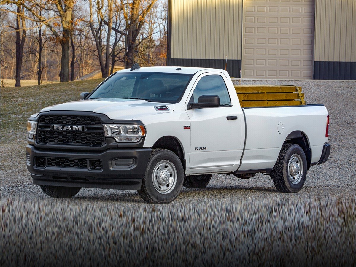 Used 2020 Bright White Clearcoat Ram Big Horn image 1