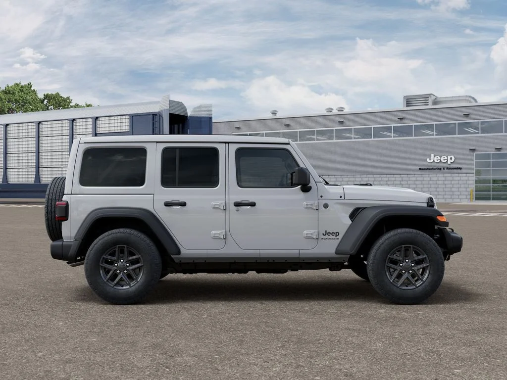 New 2026 Bright White Clear-Coat Exterior Paint Jeep Sport S image 21