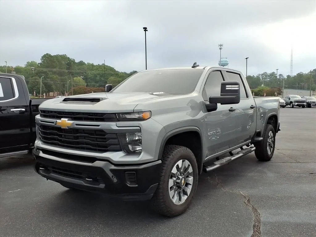 Used 2025 Sterling Gray Metallic Chevrolet Custom image 1
