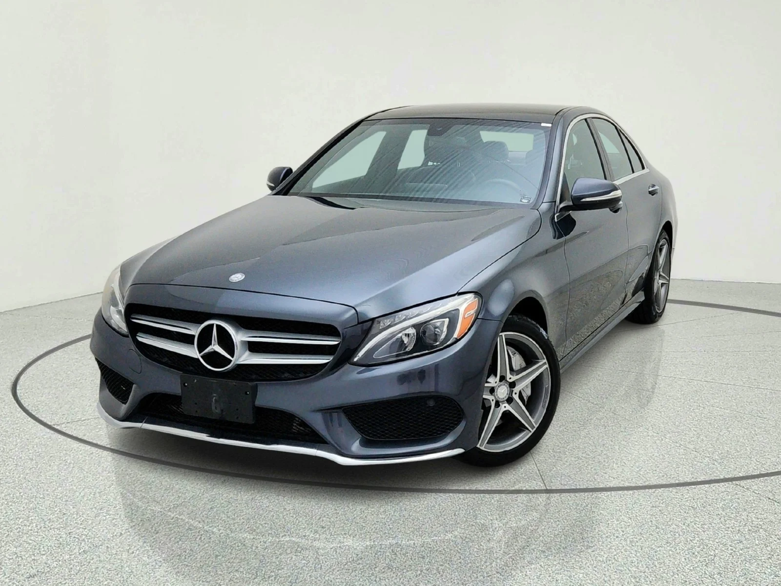 Used 2015 Steel Gray Metallic Mercedes-Benz C 300 Sport image 3