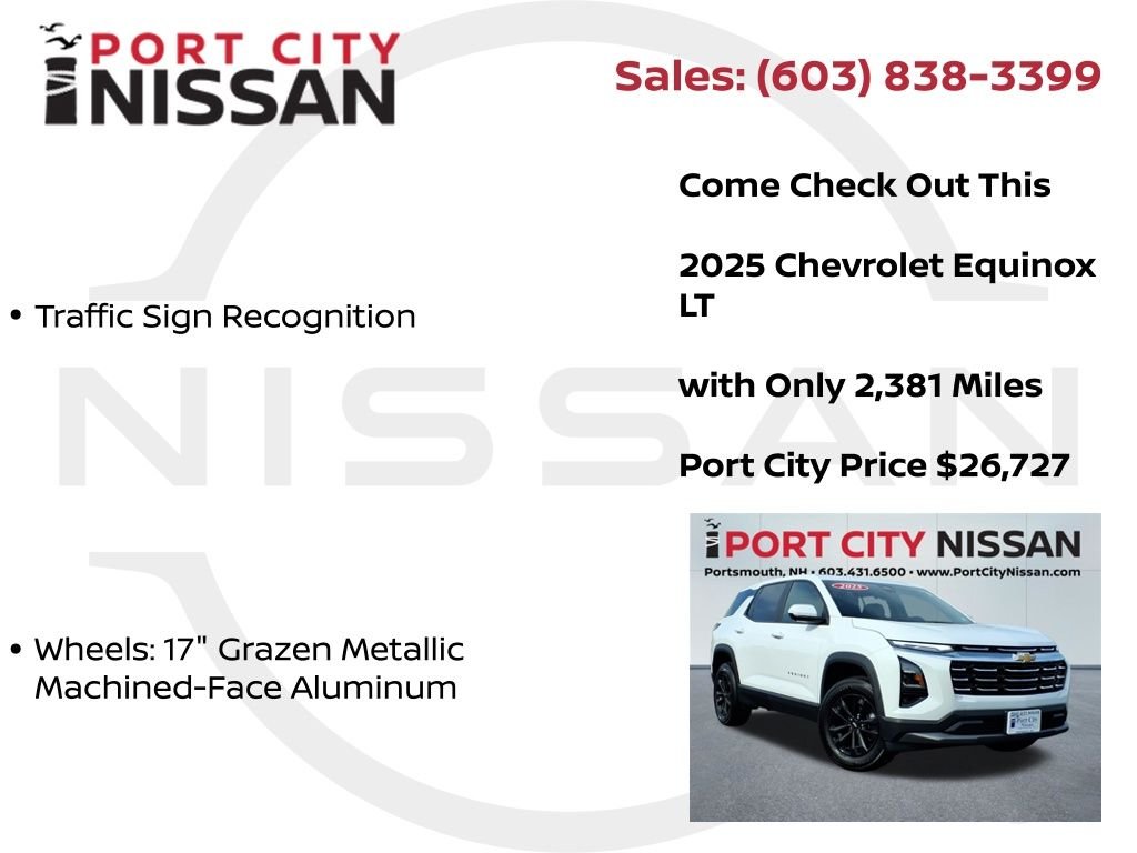Used 2025 Summit White Chevrolet LT W/SAFETY & TECHNOLOGY PKG image 27