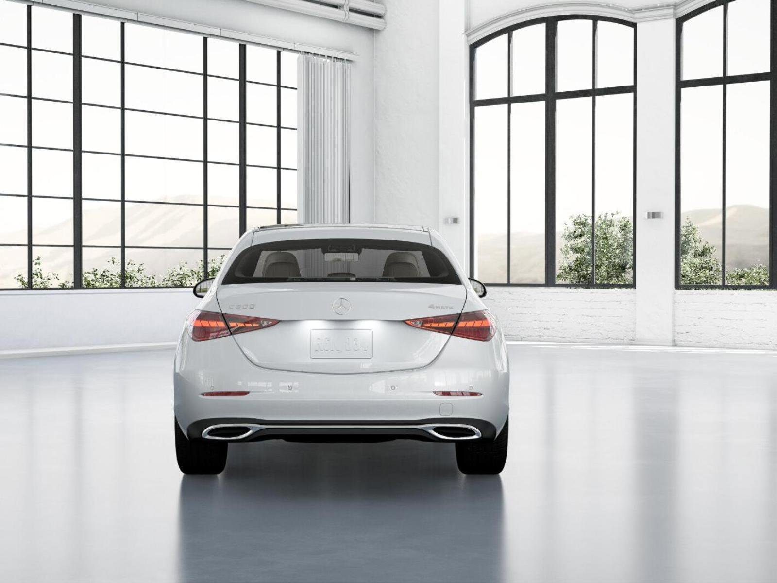 New 2026 MANUFAKTUR Moonlight White Metallic Mercedes-Benz C 300 4MATIC® Sedan image 25