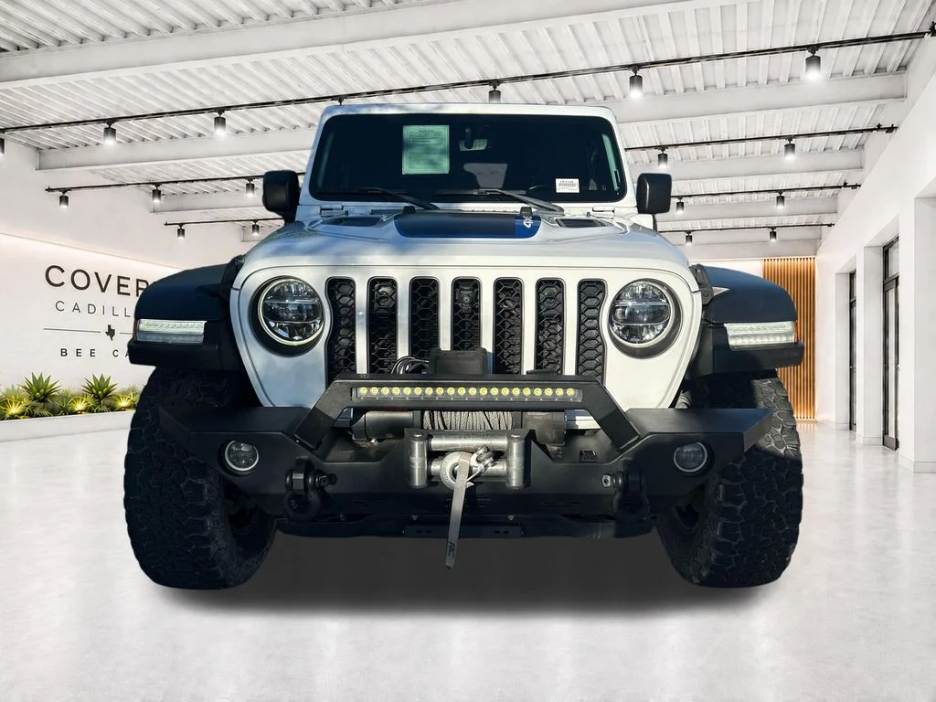 Used 2022 White Jeep Unlimited Rubicon 4xe image 3