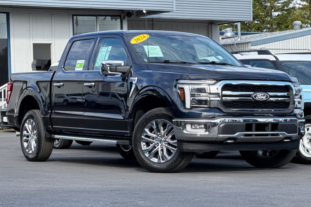 Used 2024 Blue Ford Lariat image 2