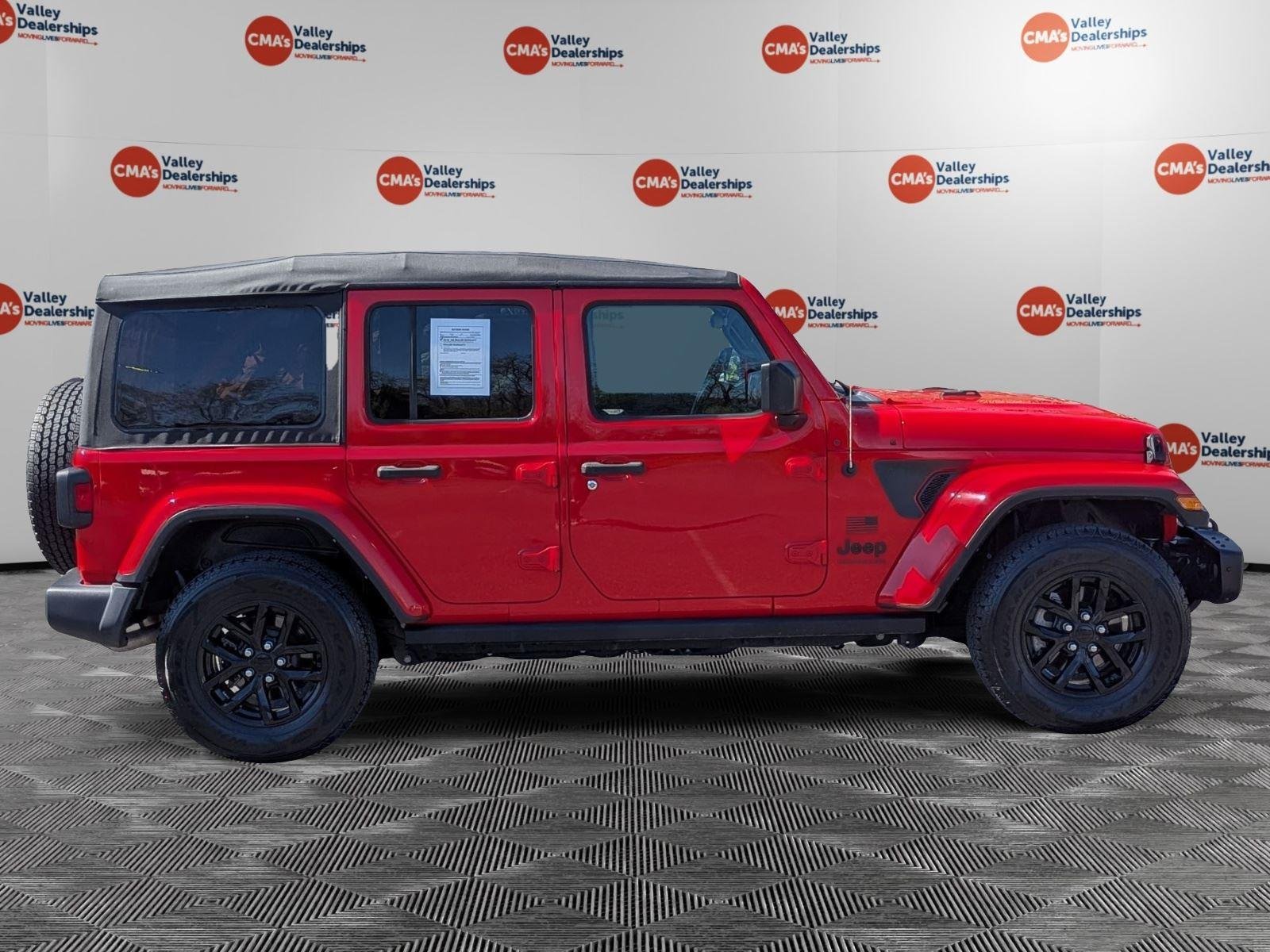 Used 2023 Firecracker Red Clearcoat Jeep Freedom image 4