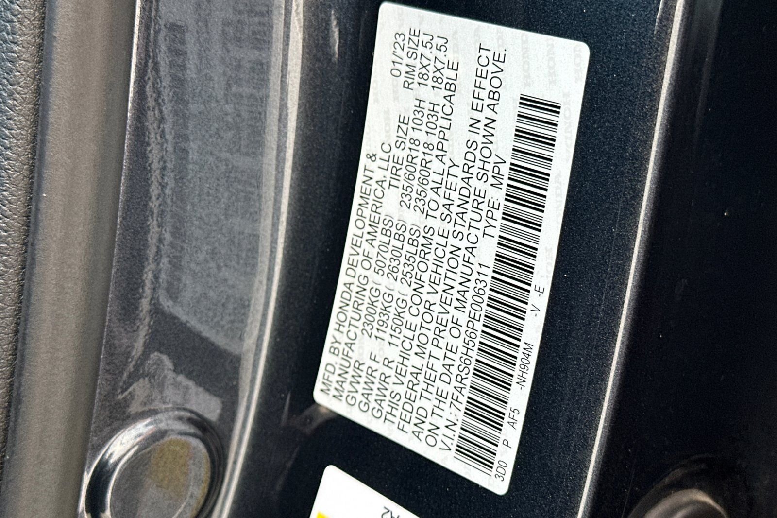 Used 2023 Gray Honda Sport image 33