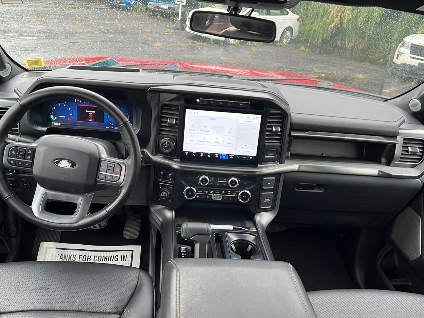 Used 2024 Rapid Red Metallic Tinted Clearcoat Ford LARIAT image 2