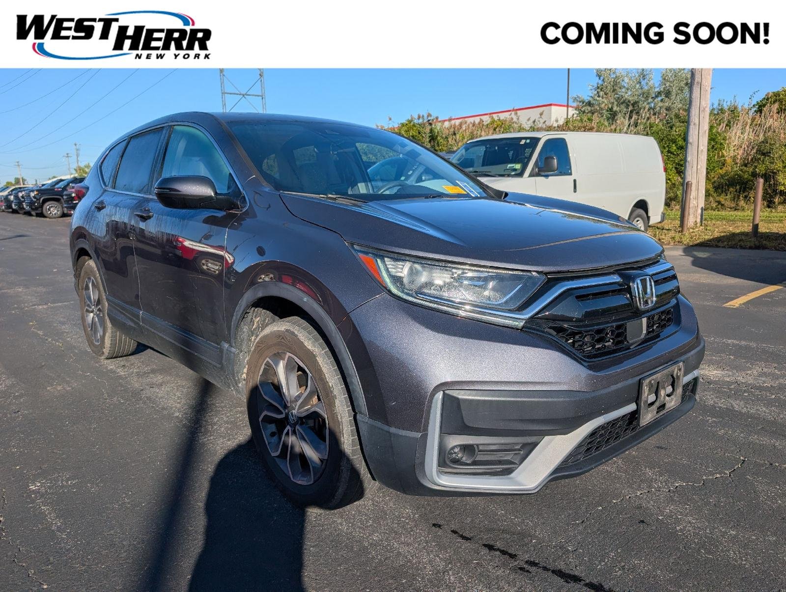 Used 2021 Modern Steel Metallic Honda EX image 1