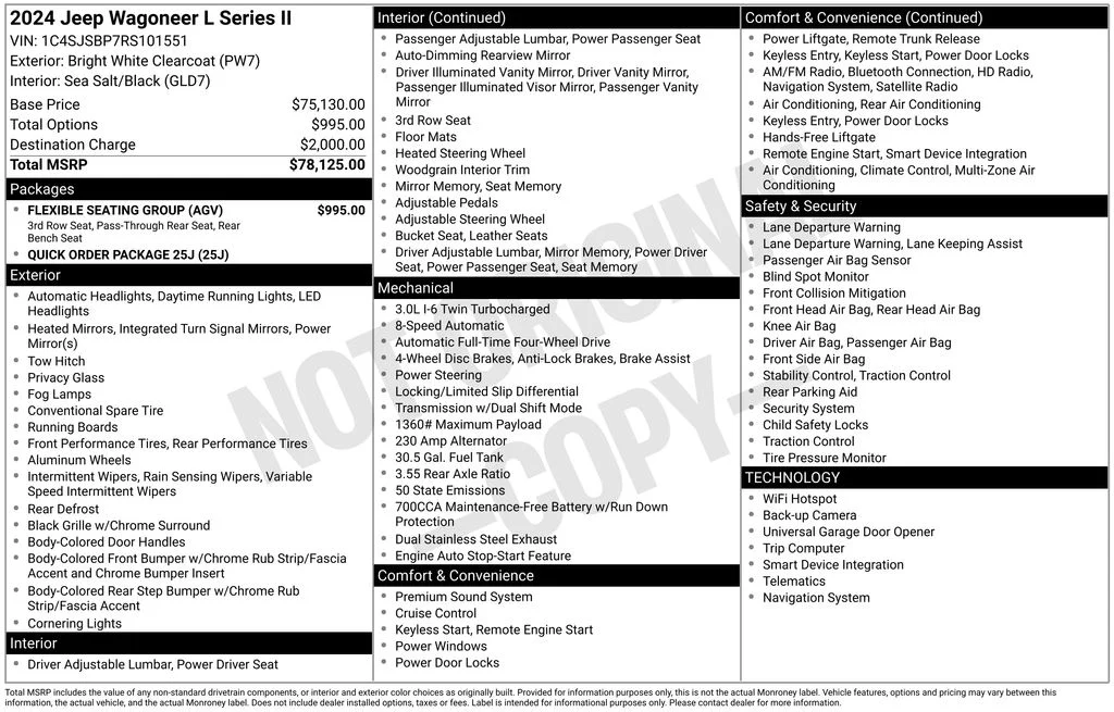 Used 2024 White Jeep Series II image 6