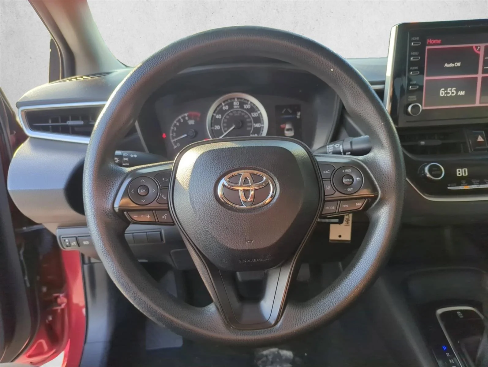 Used 2020 Barcelona Red Metallic Toyota LE image 11