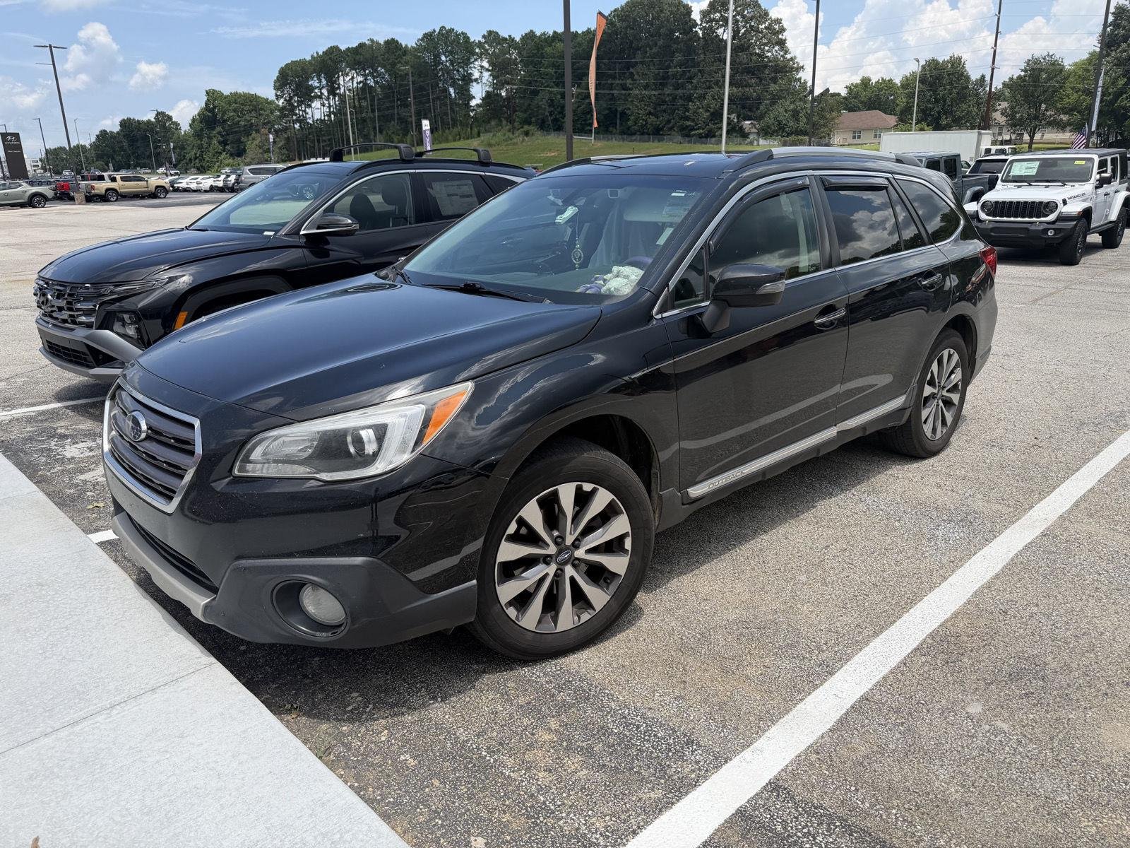 Used 2017 Crystal Black Silica Subaru Touring image 2
