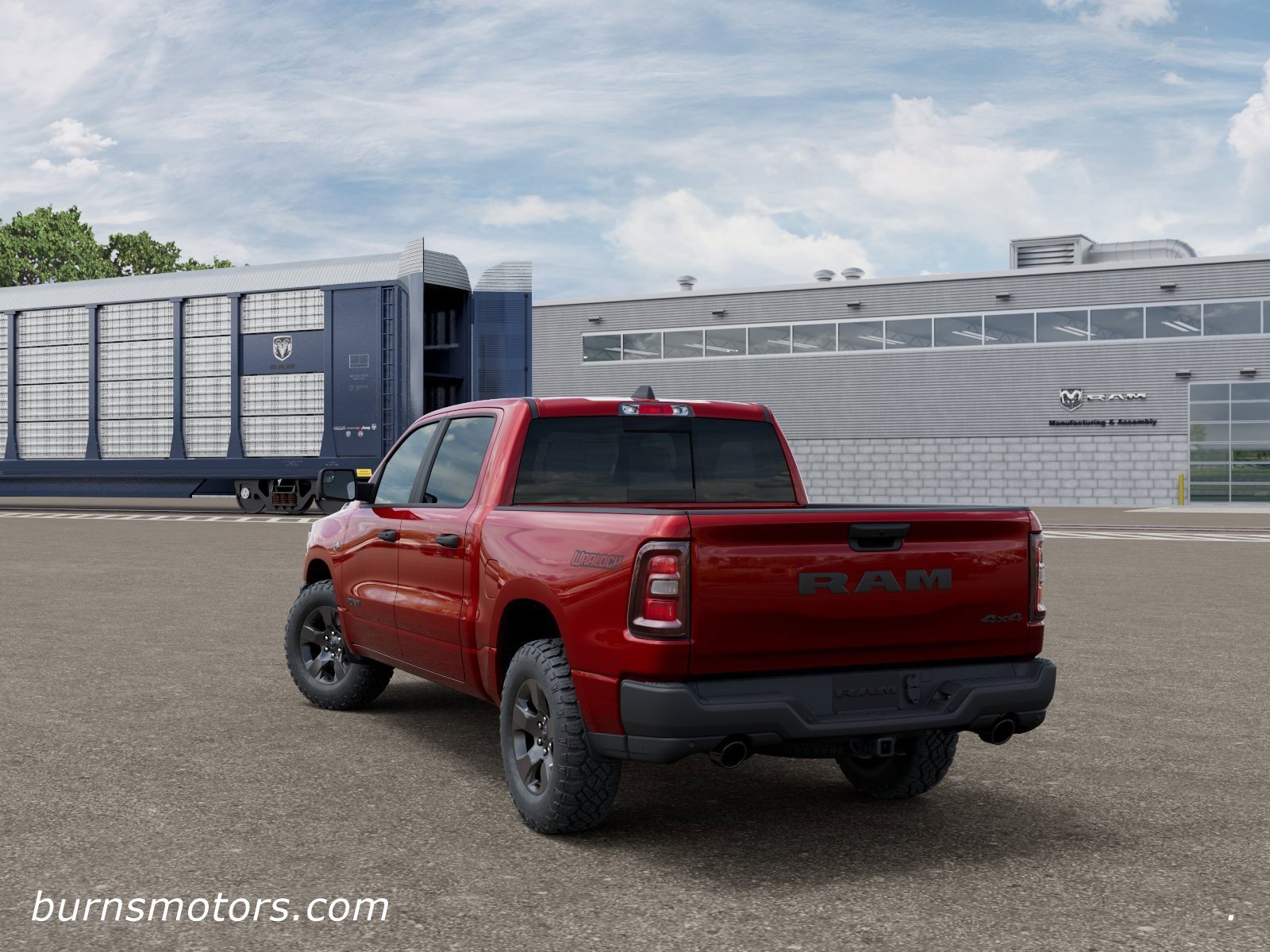 New 2026 Molten Red Pearl-Coat Exterior Paint RAM Warlock image 3