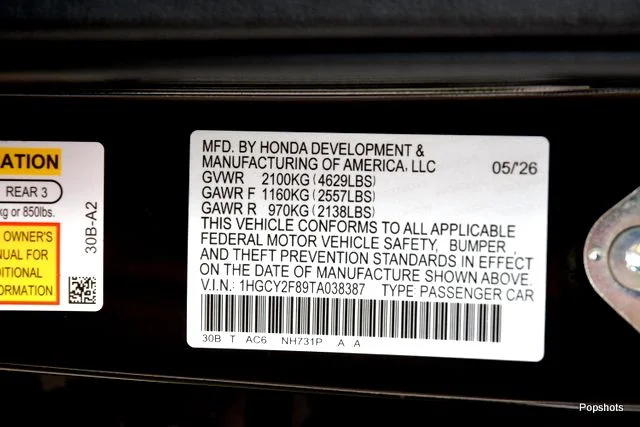 New 2026 Crystal Black Pearl Honda Touring image 19
