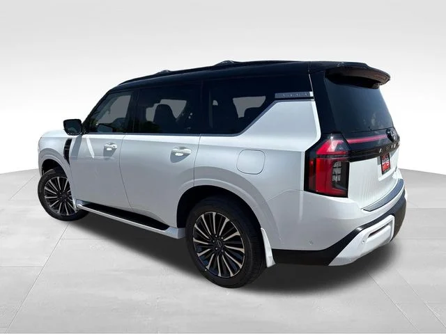 New 2026 Everest White TriCoat / Super Black Two-tone Nissan Platinum Reserve image 5
