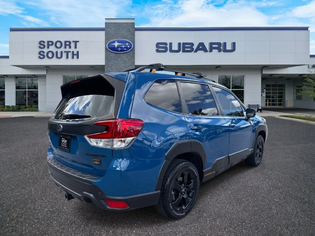 Used 2022 Blue Subaru Wilderness image 3