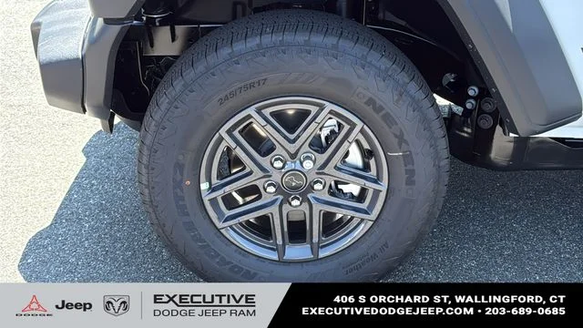 New 2026 Bright White Clear-Coat Exterior Paint Jeep Sport S image 8