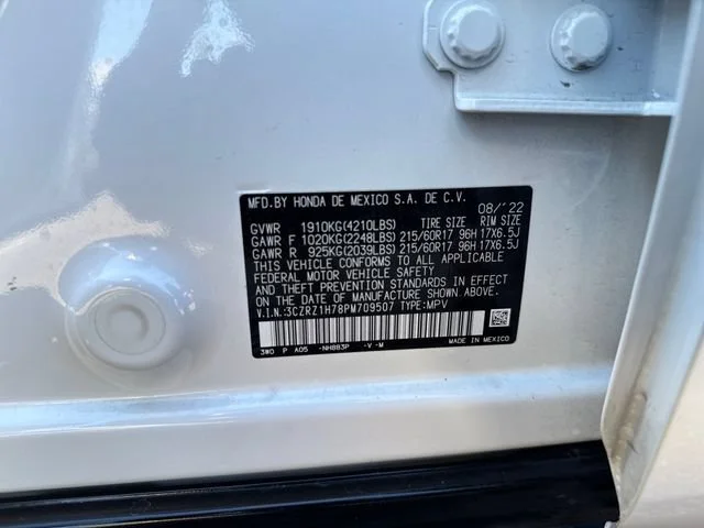 Certified Used 2023 Platinum White Pearl Honda EX-L image 17