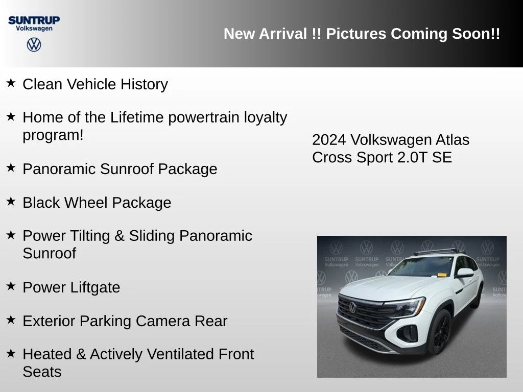 Used 2024 White Volkswagen 2.0T SE w/Technology image 5