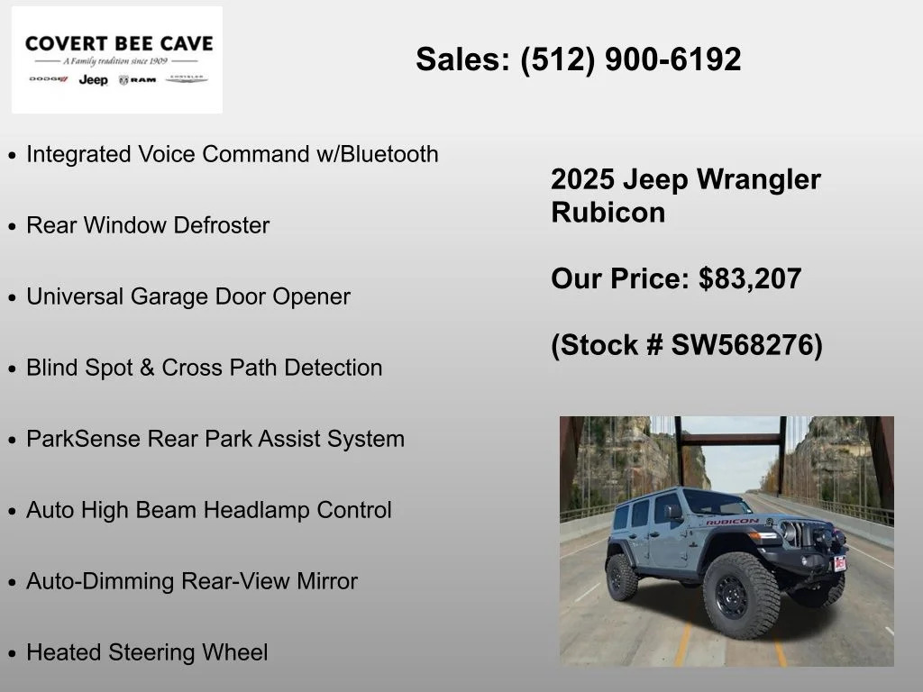 2025 Jeep Wrangler 4-Door Rubicon - Photo 30