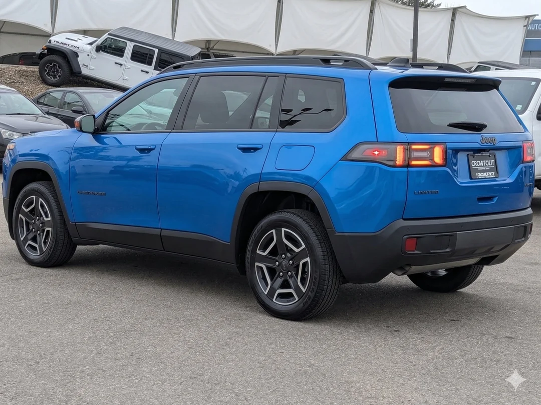 New 2026 Blue Jeep Limited - - 4x4 - Tech Group - Panoramic Sunroof - Trailer Tow - Remote Start & More! image 6