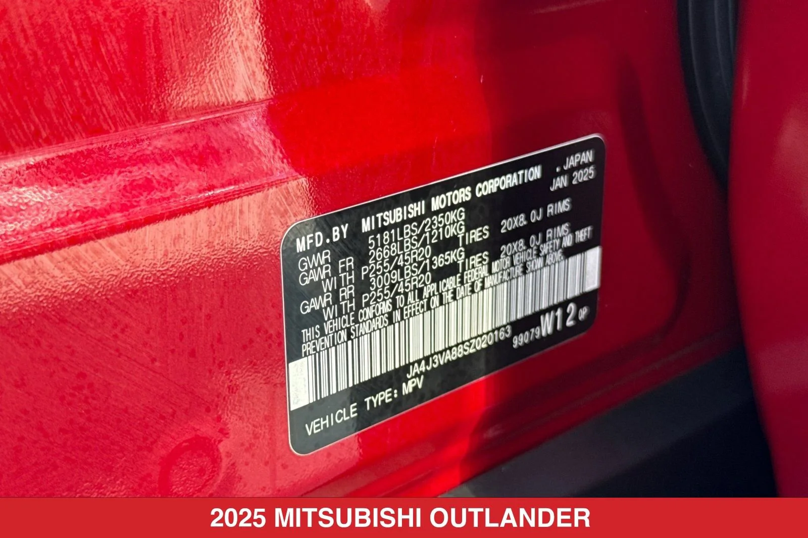Used 2025 Red Diamond Mitsubishi SE image 33
