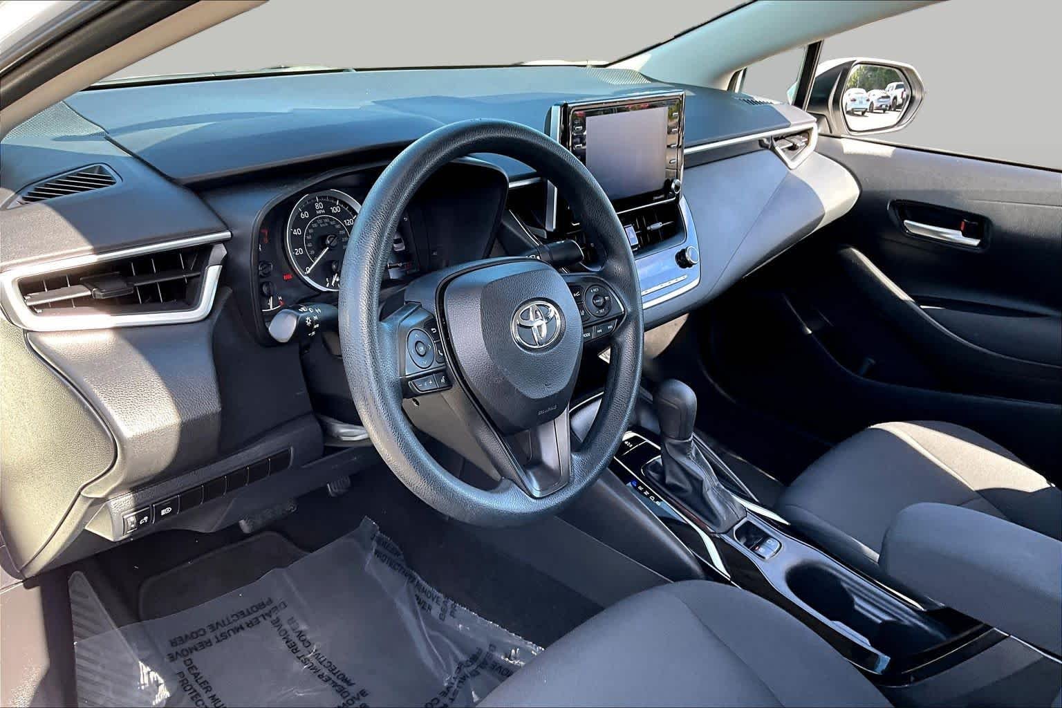 Certified Used 2021 Super White Toyota LE image 17