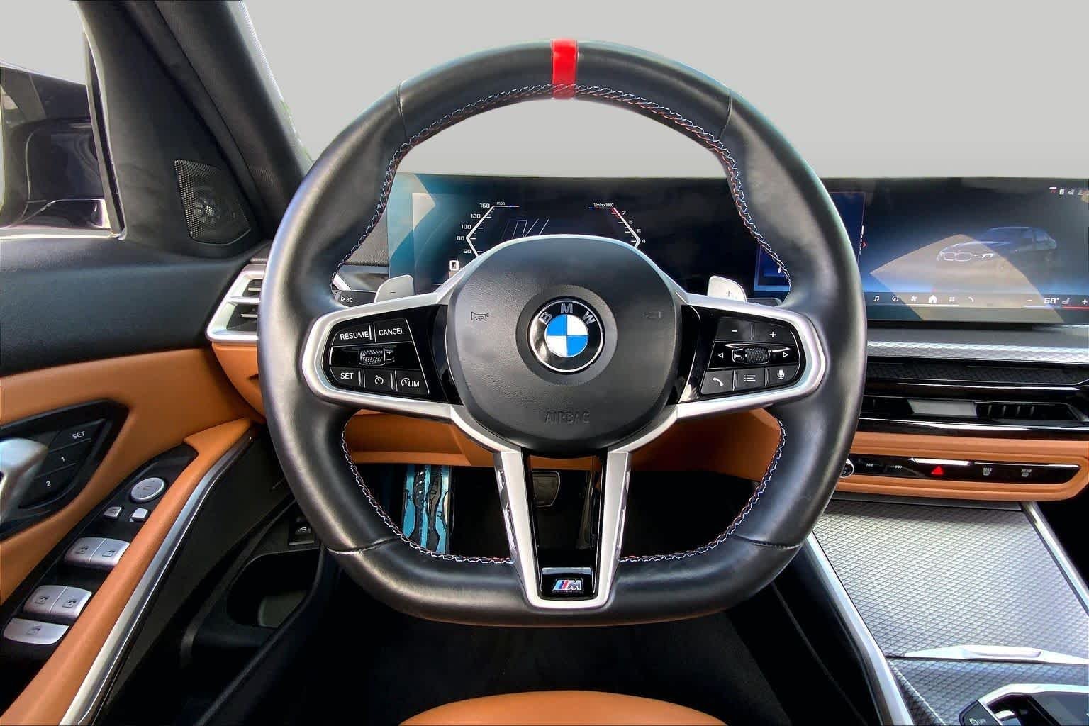 Used 2025 Black Sapphire Metallic BMW M340i image 6