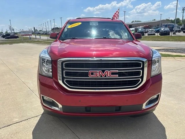 Used 2015 Crystal Red Tintcoat GMC SLT image 5