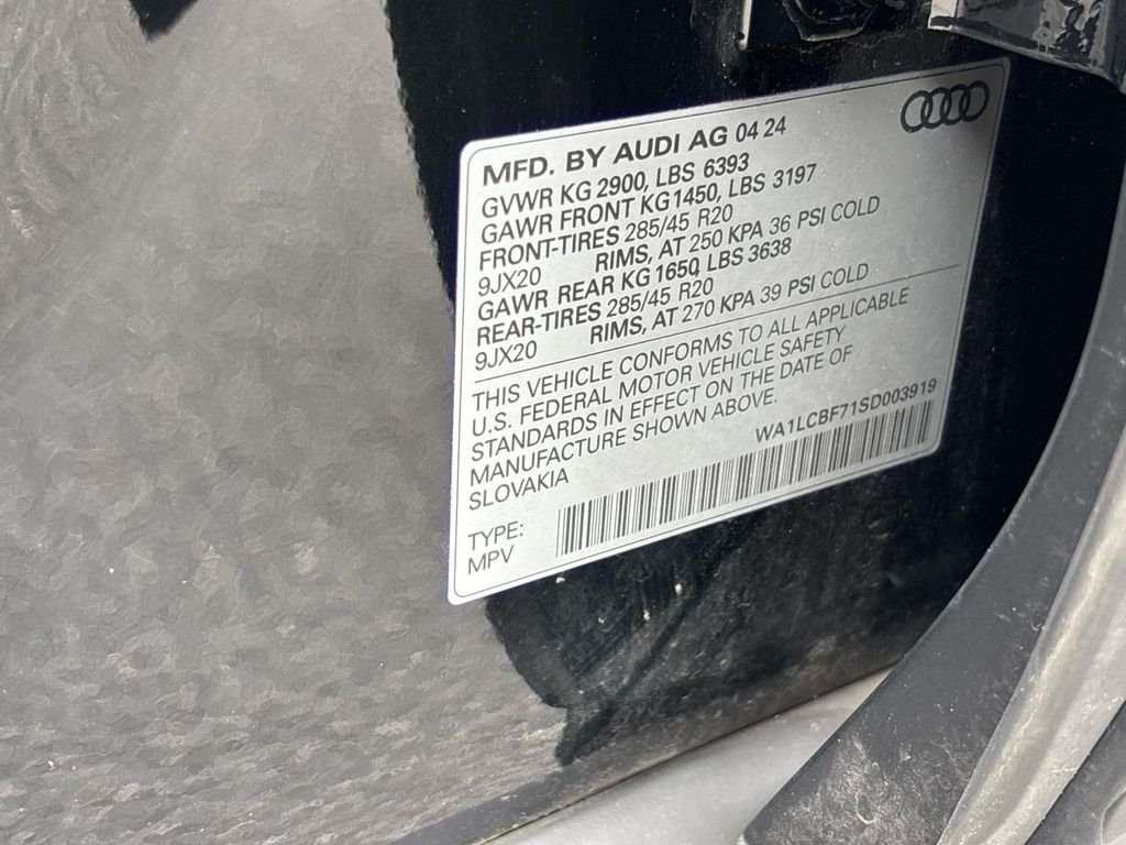 Used 2025 Black Audi 45 Premium Plus image 32