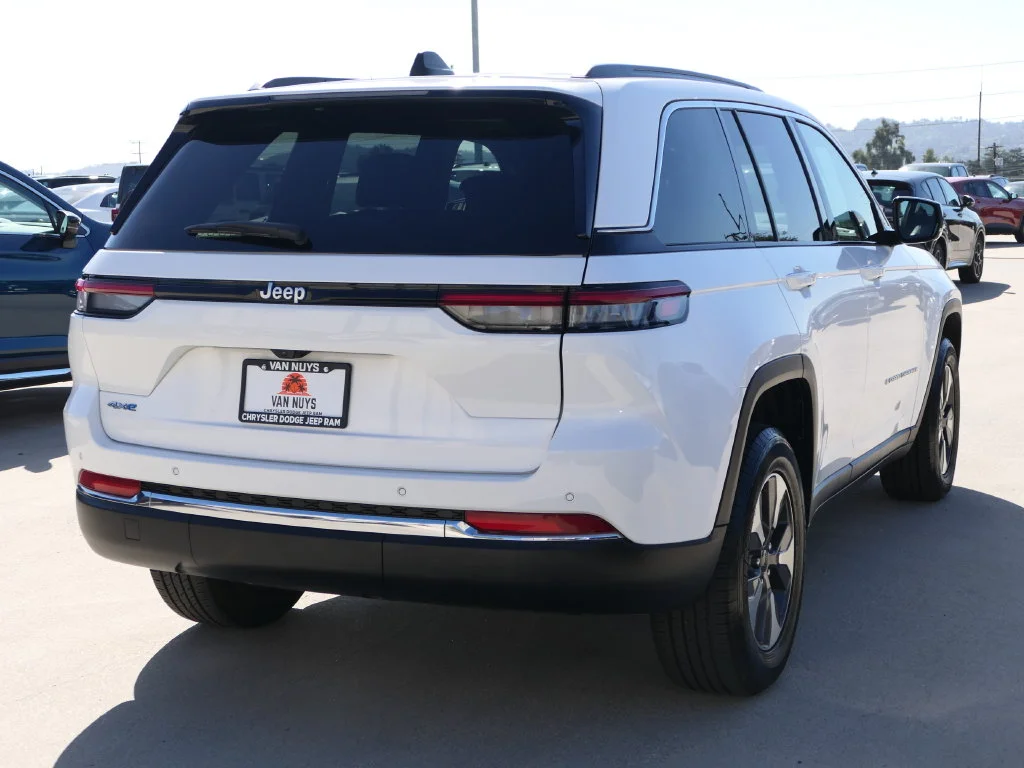 Used 2024 Bright White Clearcoat Jeep 4xe image 3