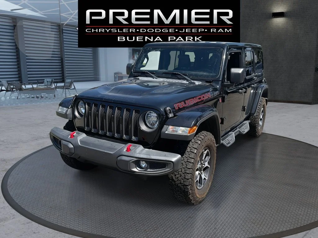Used 2021 Black Jeep Unlimited Rubicon image 1