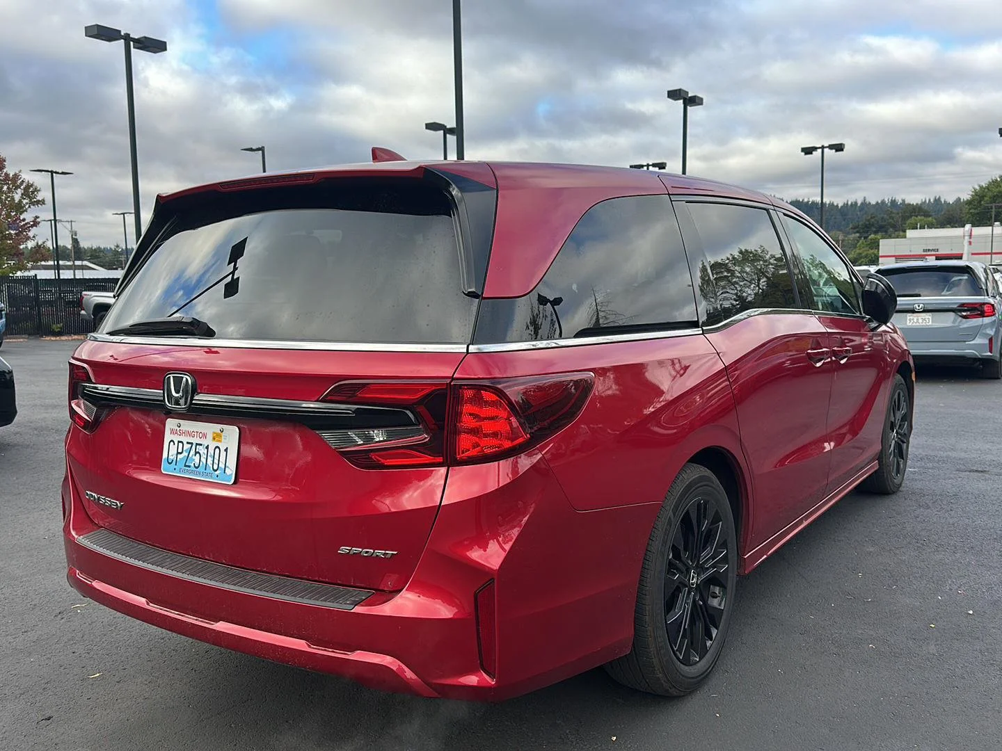 Used 2025 Radiant Red Metallic II Honda Sport-L image 3