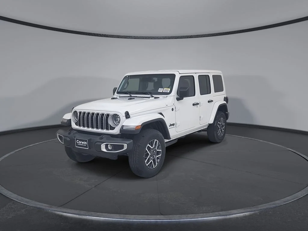 New 2026 Bright White Clear-Coat Exterior Paint Jeep Sahara image 5