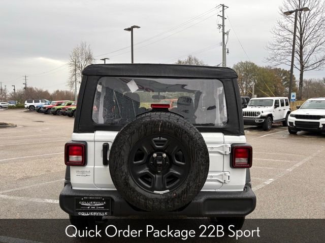 New 2026 Bright White Clear-Coat Exterior Paint Jeep Sport image 3
