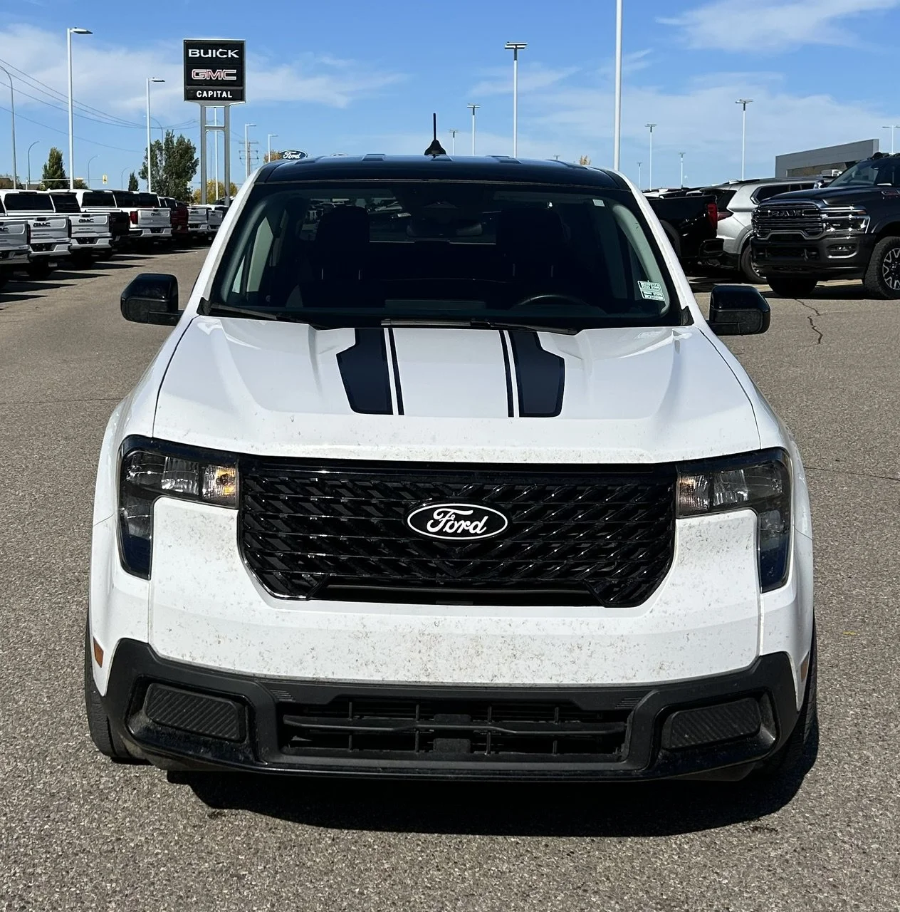 Used 2025 White Ford XLT SuperCrew   AWD image 8