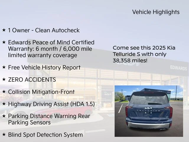Used 2025 Black Kia S image 11