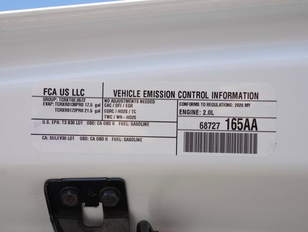 New 2026 Bright White Clear-Coat Exterior Paint Jeep Sport image 29