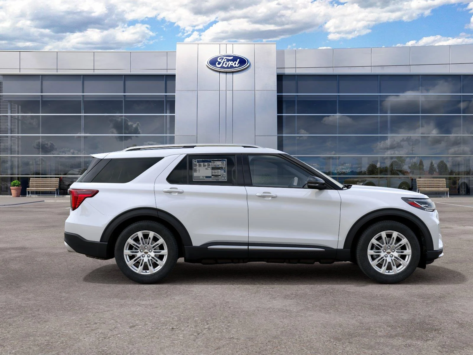 New 2027 Star White Metallic Tri-Coat Ford Platinum™ image 5
