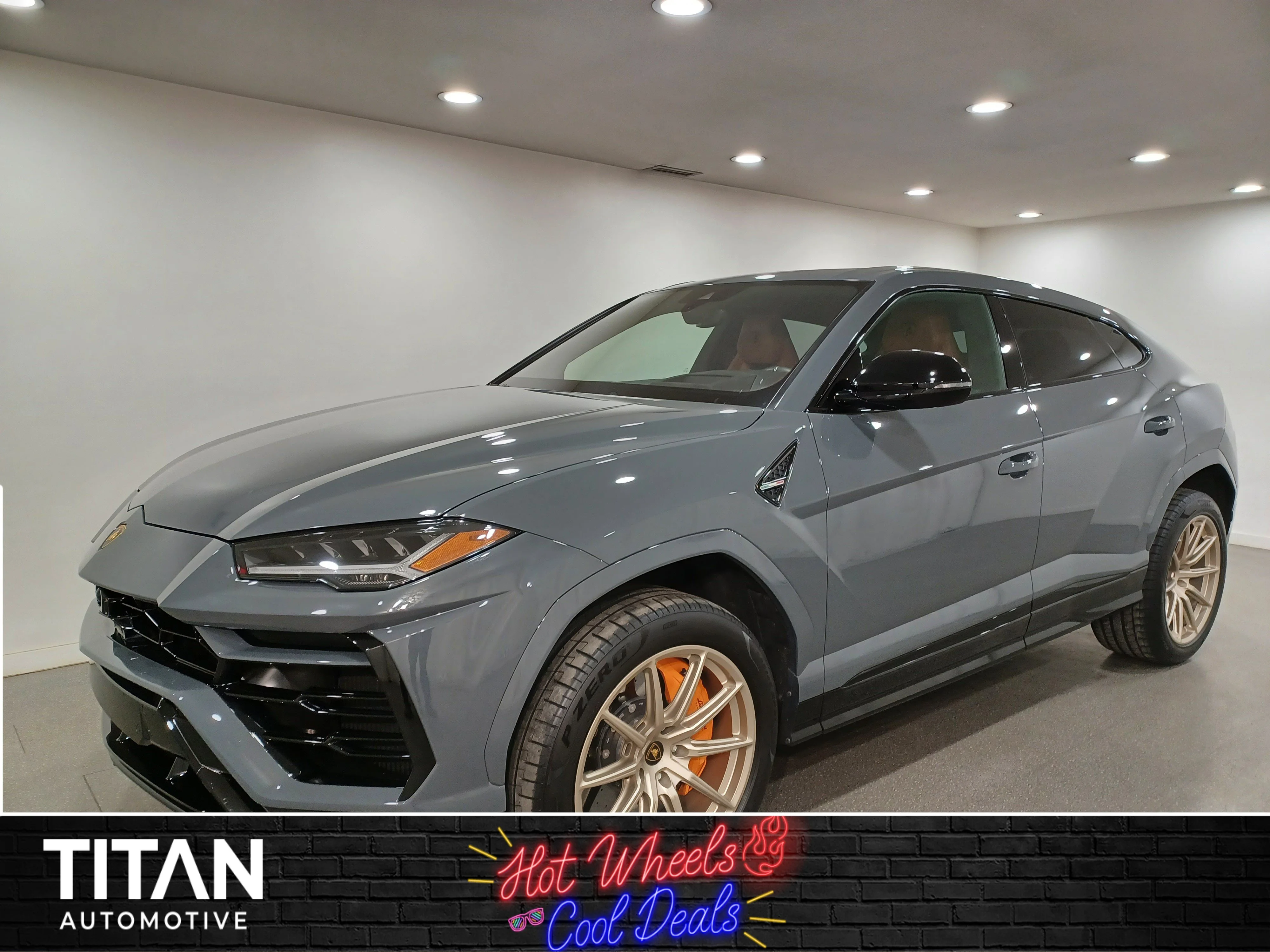 Used 2022 Grigio Telesto Lamborghini *NO LUX TAX!!! | Grigio Telesto | Marrone Eklipsis | Nav | Heads Up Display | Pano Roof image 1