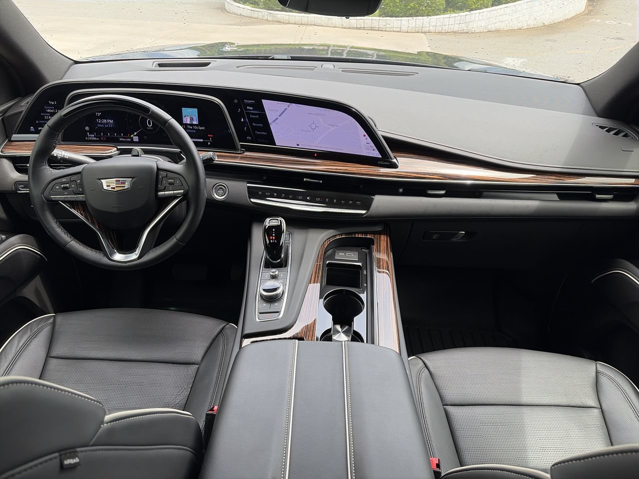 Used 2024 Galactic Gray Metallic Cadillac 4WD Premium Luxury image 28