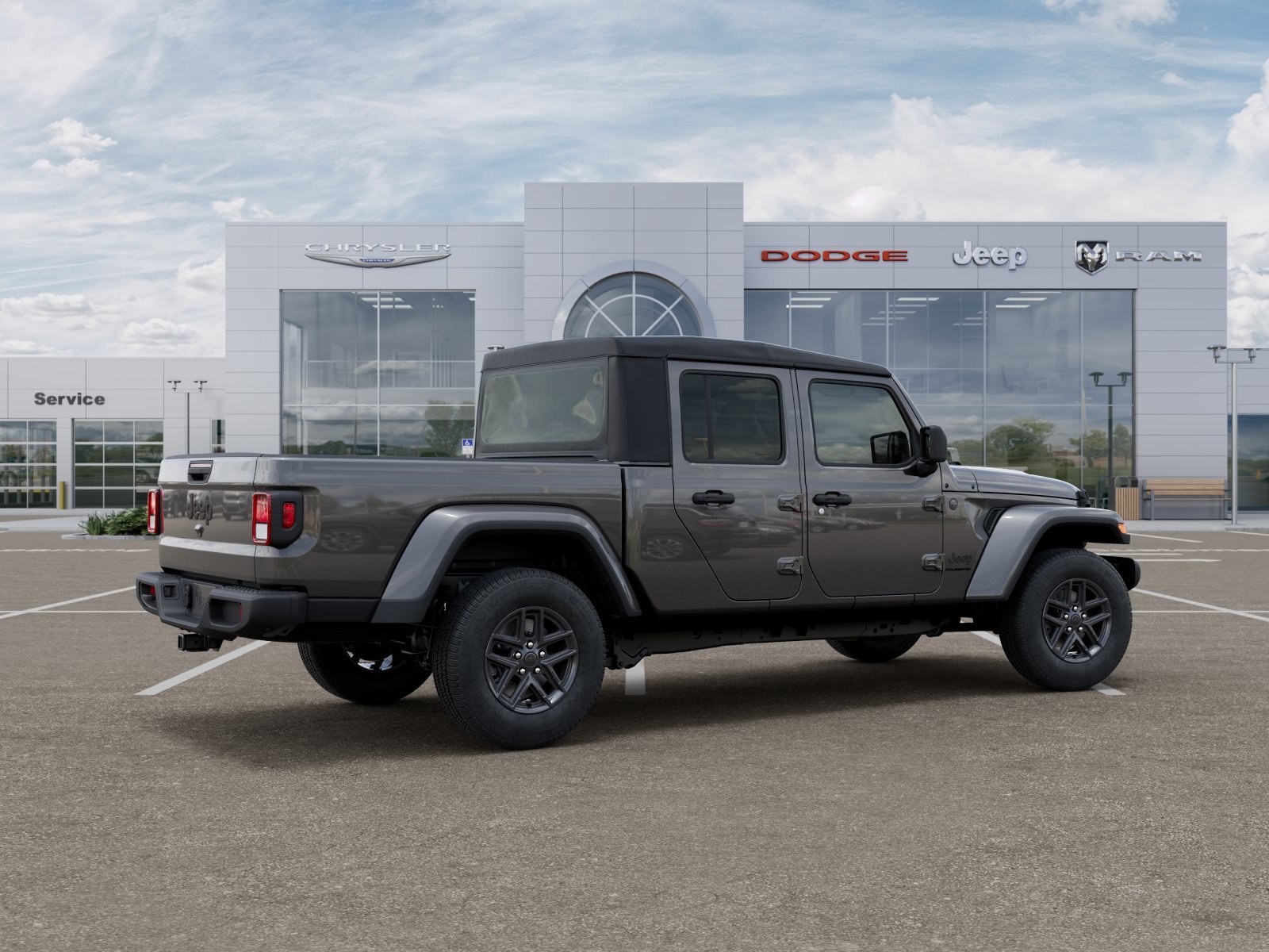 New 2025 Granite Crystal Metallic Clear-Coat Exterior Paint Jeep Sport S image 32