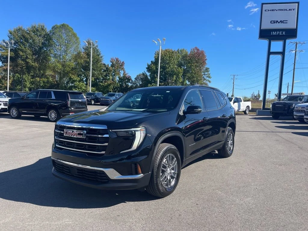Black (Ebony Twilight Metallic) 2025 GMC Acadia Elevation FWD SUV / Crossover Front-Wheel Drive