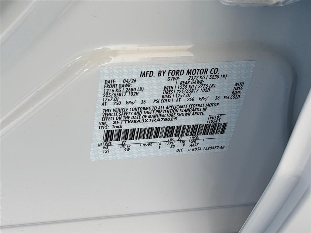 New 2026 Oxford White Ford XL image 30