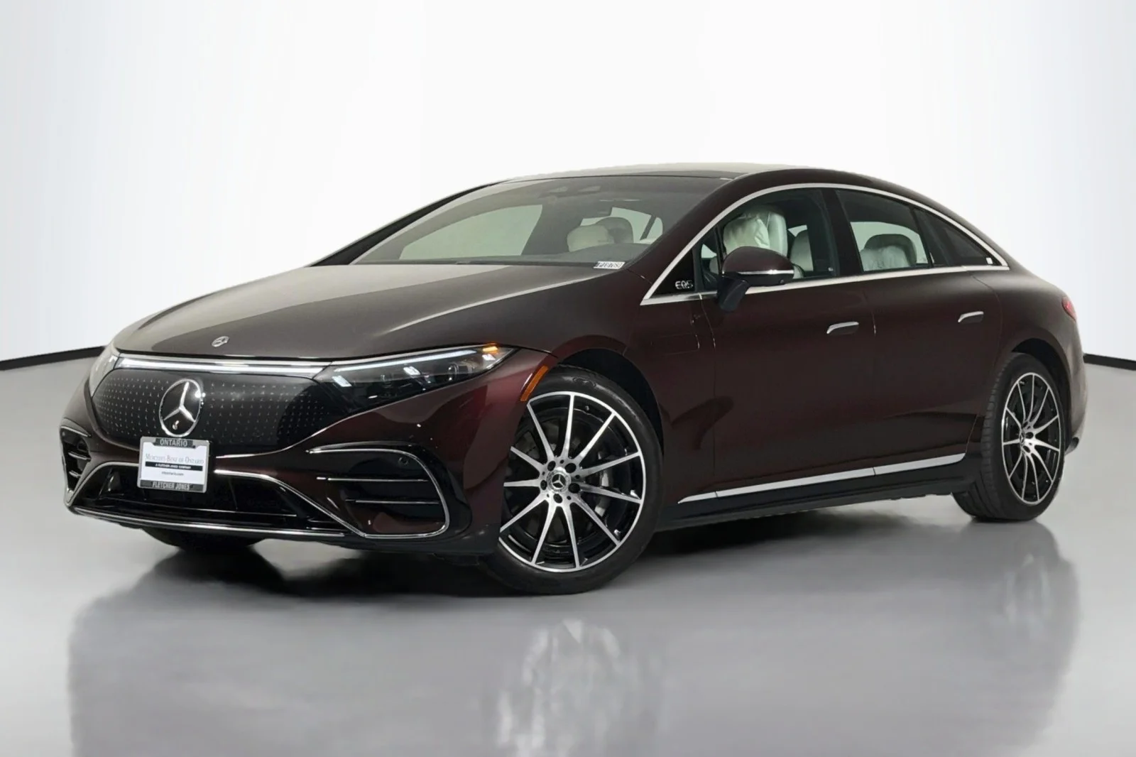 Certified Used 2024 MANUFAKTUR Signature Rubellite Red Metallic Mercedes-Benz EQS 580 image 1
