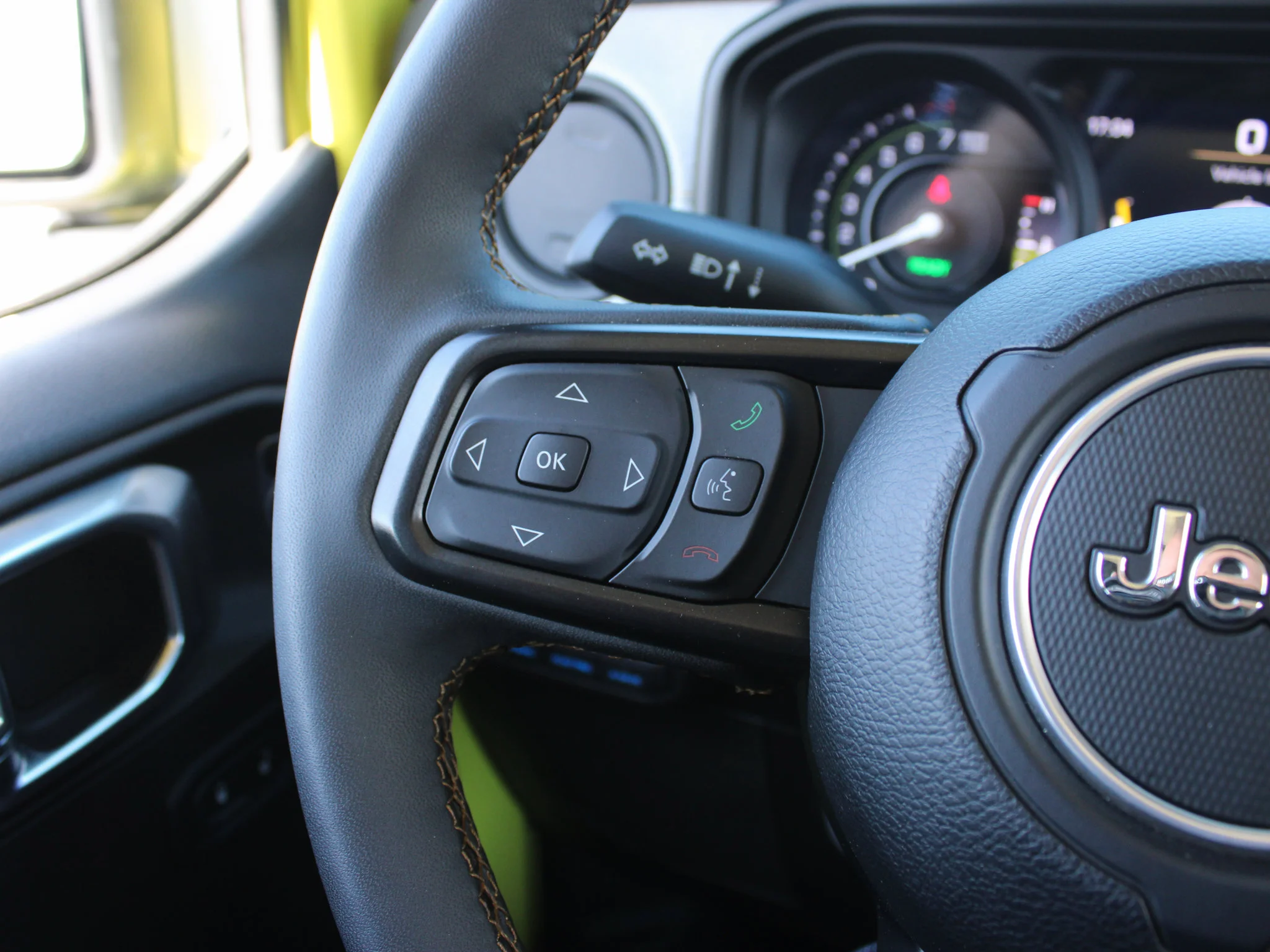 Certified Used 2024 Yellow Jeep Willys * No Accidents | Hybrid | Heated Seats | Trailer Tow Group | Fuel Rims | Apple CarPlay image 26
