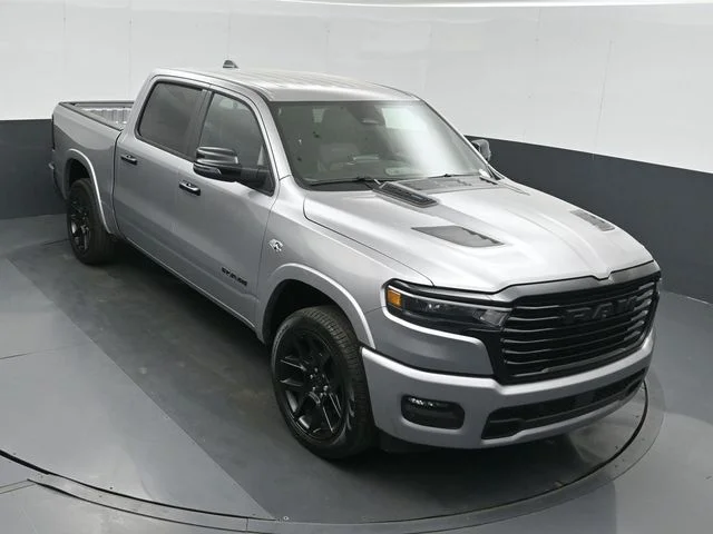 New 2026 Billet Silver Metallic Clear-Coat Exterior Paint RAM Laramie image 37