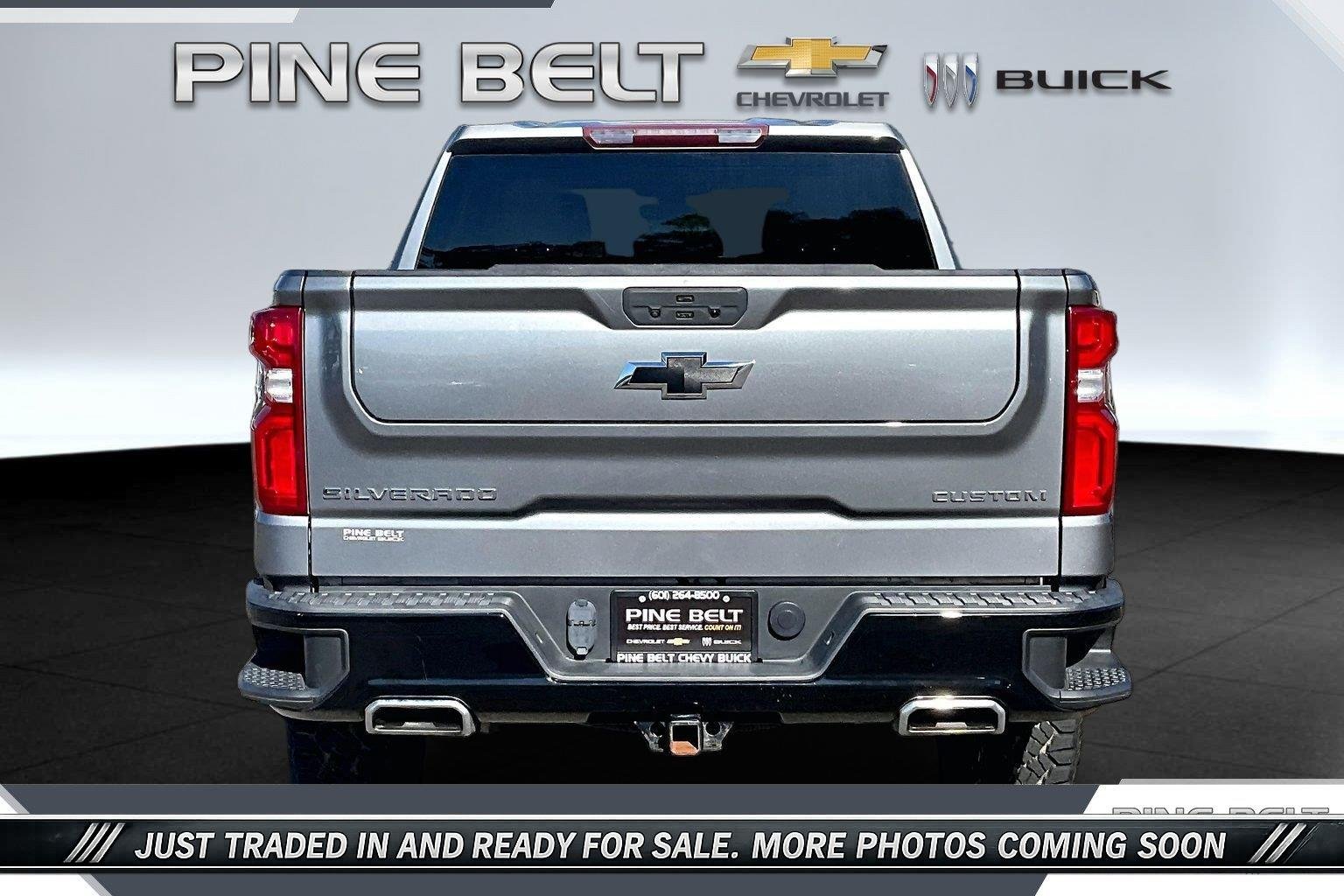 Used 2021 SATIN STEEL METALLIC Chevrolet Custom Trail Boss image 4