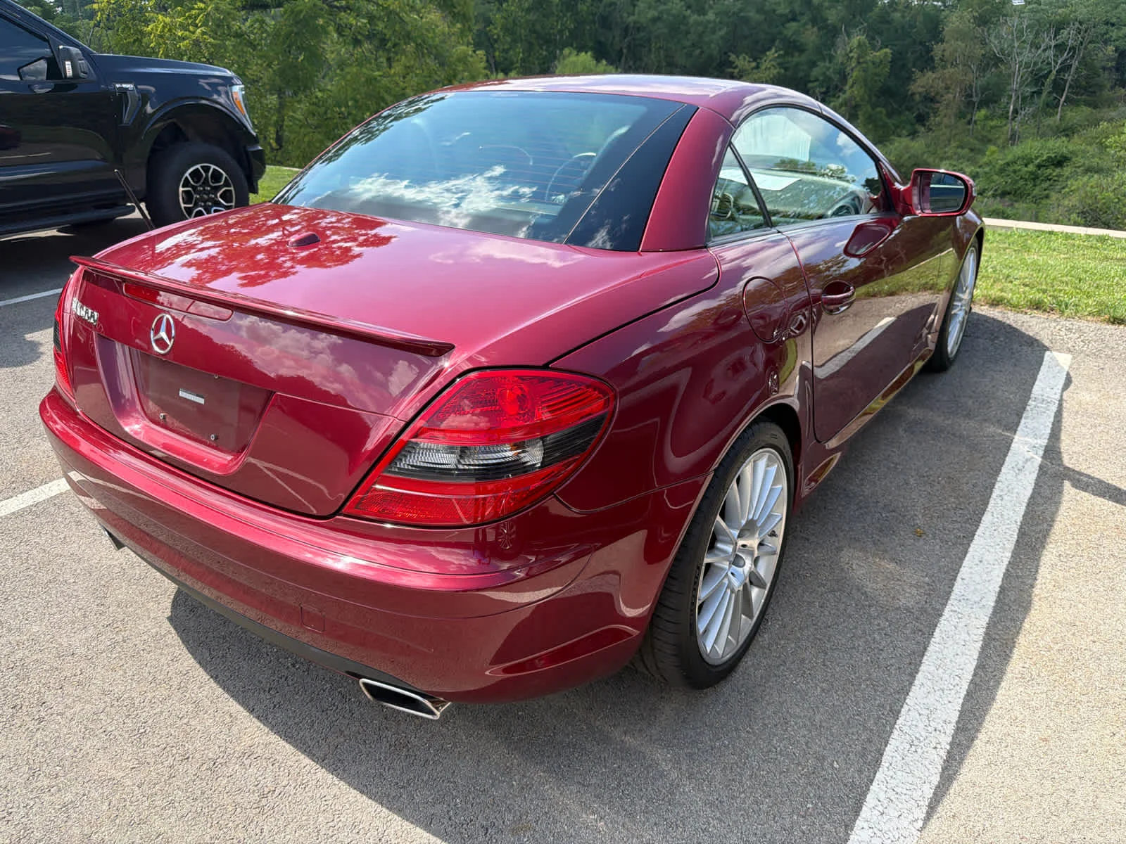 Used 2011 Storm Red Metallic Mercedes-Benz SLK 300 image 5