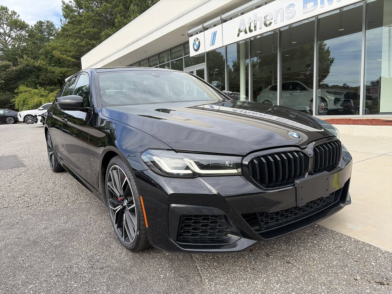 Used 2023 Black Sapphire Metallic BMW 540i image 1