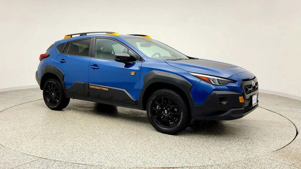 Used 2024 Geyser Blue Pearl Subaru Wilderness AWD w/ Mirror Package image 3